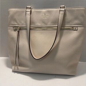 Kate Spade New York Handbag Cream Gold Chain Gold Silver Hardware